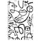 House Of Doolittle Non-Dated Weekly/Monthly Planner, 7 in x 11 in, Abstract Faces Cover 2121-41 - alternate 1