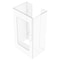 Origin Dispensing Solutions Glove Dispenser-Single-Front Cut Out-PETG-Clear GL10X01CL - alternate 2