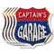 Signmission Captain's Garage, 6 inch X 6 inch, Vinyl Decal, 5PK SHI-D-5PACK-6-383-CAPTAIN - alternate 1
