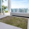 Homeroots 10' X 14' Green Abstract Washable Indoor Outdoor Area Rug 608776 - alternate 8