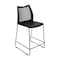 Flash Furniture HERCULES Stack Counter Stool with Air-Vent Back and Powder Coated Sled Base RUT-498A-CS-BK-GG - alternate 1