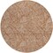 Homeroots 8' Copper And Beige Round Floral Washable Indoor Outdoor Area Rug 594655 - alternate 7