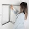 M&T Displays 22x28 Inch Enclosed Lockable Sealed Poster Showboard Silver Aluminum Noticeboard USBNS00022X2000 - alternate 6