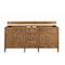 James Martin Vanities Brittany 72" Double Vanity, Saddle Brown, w/ 3 CM Siberian Silestone Top 650-V72-SBR-3SFR - alternate 5