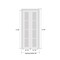 Sartodoors Sliding Closet Bi-fold Doors, Felicia 3312 White Silk with Frosted Glass, Sturdy Tracks Moldings T FELICIA3312BF-WS-36 x 96 (2* 18x96) - alternate 4