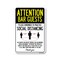 Signmission Public Safety, Bar Guests Practice Social Distancing, 24in X 18in Aluminum, OS-NS-A-1824-25408 OS-NS-A-1824-25408 - alternate 1