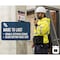 Oberon Hi-Vis 100% FR/Arc-Rated Heavyweight 12 oz Hoodie, Pullover, Black Bottom, Hi-Vis Yellow, 3XL ZFC106-3XL - alternate 6