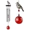Woodstock Chimes Signature Collection Silver Aluminum/Wood 18 in. Crystal Cardinal Wind Chime WFCRD - alternate 7