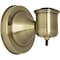 Satco 1-5/8in Wired Wall Bracket W/ Bottom Turn Knob Swtch Antique Brass Finish Includes Hardware 60W Max 90/1407 - alternate 1