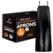 Xpose Safety Heavy Duty Vinyl Apron, 35inx45in, Black, Waterproof, Chemical Resistant, 20 Mil 2PK AR100-2-X - alternate 1