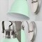 Jonathan Y Phineas 7" 1-Light Adjustable Farmhouse Bohemian Iron LED Vanity Light, Mint Green/Nickel JYL1114C - alternate 8