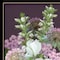 Homeroots Wild For Plum Bouquet 2 Black Framed Print Wall Art 416216 - alternate 4