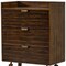 Homeroots 32" Acacia Solid Wood Three Drawer Chest 473074 - alternate 6