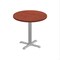 Correll Round Cafe Table, 24 in W, 24 in L, 29 in H, Particleboard Top, Cherry SXT24R-21-98-21 - alternate 1