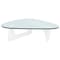 Leisuremod Imperial Triangle Coffee Table, White NG52W - alternate 1