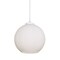 Afx Cleo 8in Med Base Pendant - 60 - White CLEP08WH - alternate 5