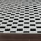Homeroots 3' X 5' Black and White Geometric Distressed Indoor Outdoor Area Rug 558808 - alternate 7