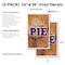 Signmission Fresh Baked Pie, Vinyl Decals Only 24 Inch x 36 Inch, Vinyl Decal, 2PK DSB-2436-2PACK-Fresh Baked Pie - alternate 2