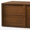 Homeroots 19" Solid Wood and Wood Two Drawer Nightstand 473024 - alternate 3