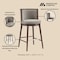 Manhattan Comfort Evalyn Barstool in Dove - Set of 2 2-BS024-DO - alternate 7