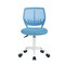 Homeroots Blue and White Adjustable Height Swivel Rolling Office Chair 719264 - alternate 1