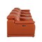Homeroots 175" Camel Italian Leather Reclining Metal USB Sofa 720413 - alternate 5