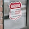 Signmission 24 Hour Surveillance Shield Sign Warning, 6 inch X 6 inch, Vinyl Decal, 2PK SHI-D-2PACK-6-350 - alternate 6