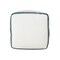 Homeroots 20in White Polyester Striped Indoor Outdoor Pouf Ottoman 517439 - alternate 5