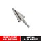 Diablo 7/8 in. X 2 3/4 in. L Metal Impact Step Drill Bit Hex Shank DSD0875S12 - alternate 8