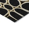 Homeroots 10' X 14' Black Ivory And Beige Abstract Washable Indoor Outdoor Area Rug 600521 - alternate 7
