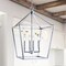 Jonathan Y Pagoda 16" 4-Light Classic Traditional Metal Cage Lantern LED Pendant, Chrome JYL7437C - alternate 11