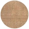 Homeroots 8' Copper Brown And Beige Round Geometric Washable Indoor Outdoor Area Rug 594535 - alternate 6