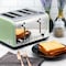 Redmond 4-Slice Extra Wide Slot 1650W Stainless Steel Toaster in Moss Green ST006MGUSNP - alternate 4