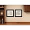 Homeroots Set Of Two All You Need is Coffee 2 Black Framed Print Wall Art, 2PK 406165 - alternate 4