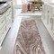 Jonathan Y Eleni Contemporary Glam Abstract Marble Brown/Cream 2 ft. x 8 ft. Runner Rug SEU301B-28 - alternate 5