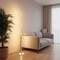 Jonathan Y Pilar 63.75" LED Integrated Floor Lamp, Chrome JYL7006A - alternate 9