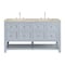 James Martin Vanities Breckenridge 60" Double Vanity, Serenity Blue, w/ 3 CM Tajnar Eclos Top 330-V60D-SRB-3TJR - alternate 1