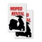 Signmission Moped Rental, A-Frame & 2 Decals Installed, Heavy-Duty Plastic Frame SBHD-D-2436-Moped Rental - alternate 4