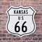 Signmission Kansas Route Marker Shield Sign Us 66, 6 inch X 6 inch, Plastic Sign, 2PK SHI-P-2PACK-6-384 - alternate 3