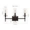 Jonathan Y Cato 21.25" 3-Light Modern Farmhouse Iron/Glass LED Vanity, Oil Rubbed Bronze/Clear JYL7807A - alternate 8