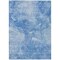 Homeroots 5' X 8' Denim Blue And Sky Blue Nautical Washable Indoor Outdoor Area Rug 581726 - alternate 6