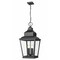 Z-Lite Raphael Sand Black 4 Light Outdoor Chain Mount Ceiling Fixture 5029CHXL-BK - alternate 1