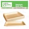 Ecoquality 1.0L Compostable Natural Sugarcane Bagasse No Lid Small Take Out Sushi Serving Tray, 25PK EQ1LSUSHINL-25 - alternate 7