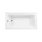 Kingston Brass 60-Inch Acrylic Rectangular 3-Wall Alcove Tub Combo w/ Waste and Overflow Drain, Right Hand Drain CVTAP603222R0 - alternate 4