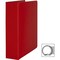 Business Source 2" Basic Binder, 475 Sheet Capacity, Round Ring, Red BSN28660 - alternate 2