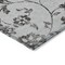 Homeroots 5' X 8' Gray Charcoal And Silver Floral Washable Indoor Outdoor Area Rug 589471 - alternate 7