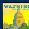 Homeroots Washington Dc Vintage Travel Unframed Print Wall Art 394356 - alternate 2