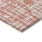 Homeroots 9' X 12' Coral Pink And Ivory Abstract Washable Indoor Outdoor Area Rug 602561 - alternate 7