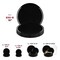 Smarty Had A Party 10 Black Flat Round Disposable Plastic Dinner Plates 120 Plates, 120PK 830-B-CASE - alternate 7
