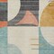 Homeroots 9' X 12' Gray Gold And Salmon Geometric Washable Indoor Outdoor Area Rug 617984 - alternate 6